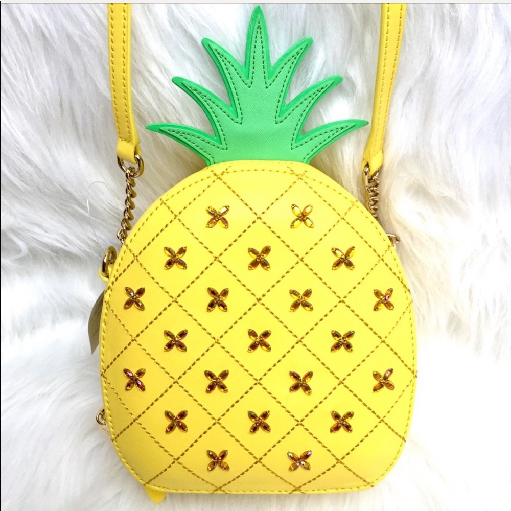 Kate Spade Pineapple Novelty Crossbody Purse - Picture 6 of 7